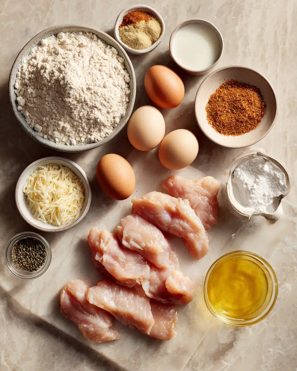 The Ultimate Guide to Perfectly Crispy Chicken Strips 4 Ingredients for The Ultimate Guide to Perfectly Crispy Chicken Strips