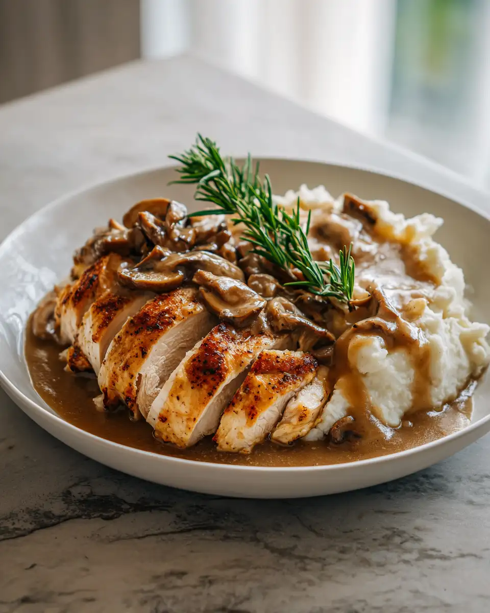 Comfort in a Bowl Crockpot Chicken and Gravy Made Easy - Featured Image