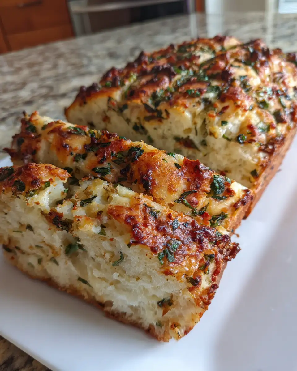 Final dish - Delicious Homemade Italian Herb Cheese Bread Recipe You Have to Try