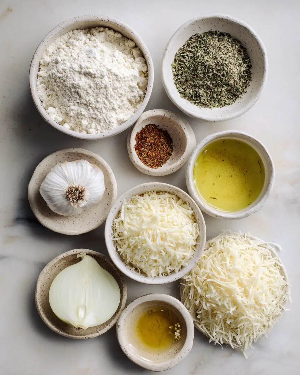 Ingredients for Delicious Homemade Italian Herb Cheese Bread Recipe You Have to Try