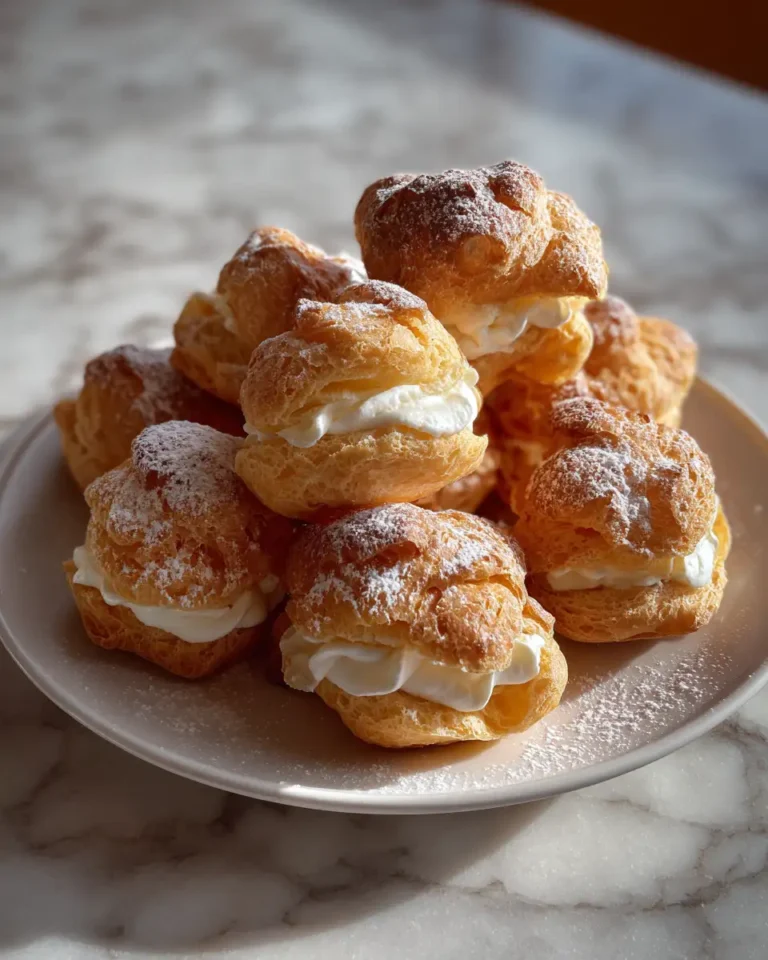Irresistibly Fluffy Easy Homemade Cream Puffs Recipe - Featured Image