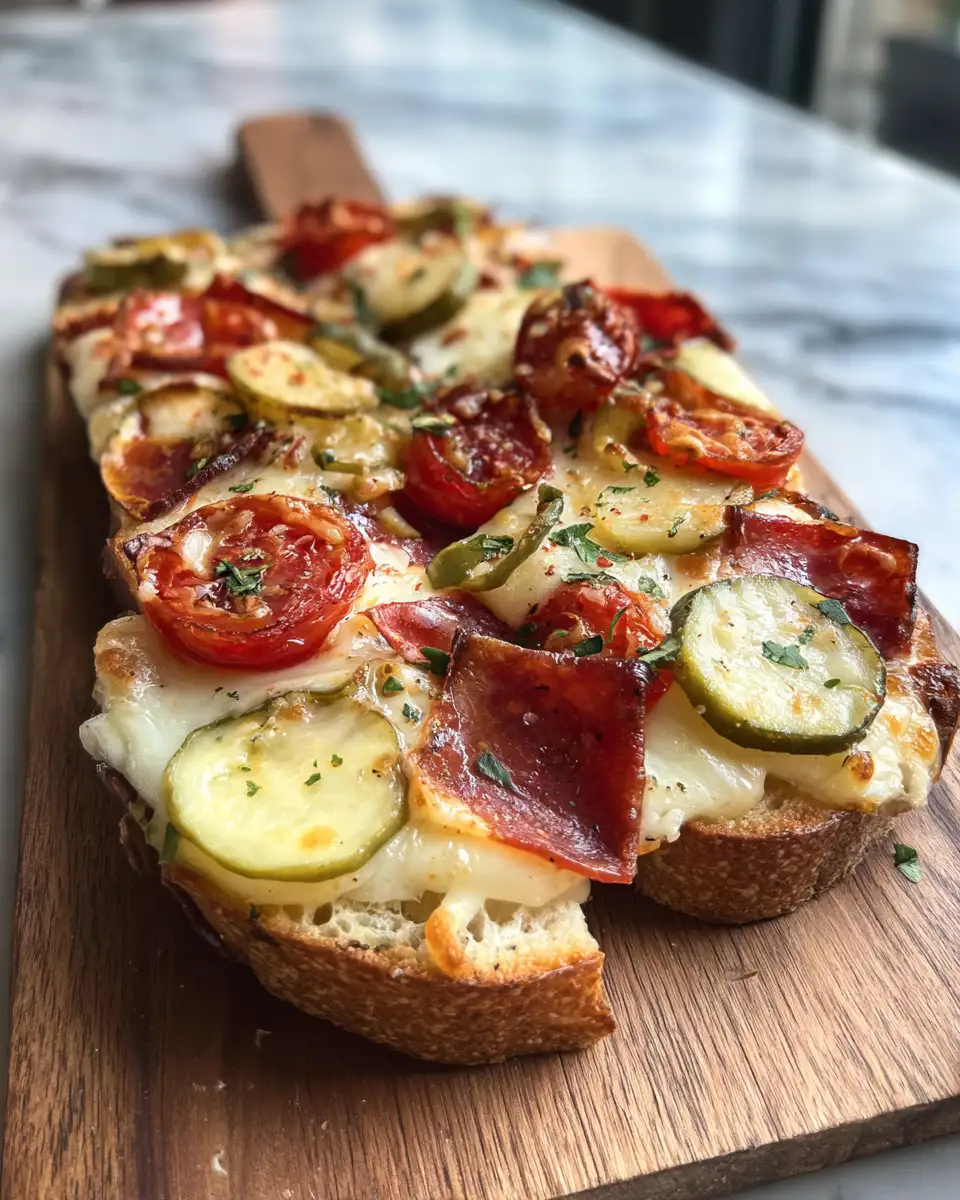 Final dish - Easy Marinated Cheese Appetizer with Pepperoni and Pickles for Perfect Party Snacks