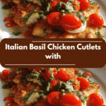 Italian Basil Chicken Cutlets with Tomato and Burrata Topping Your New Favorite Dinner