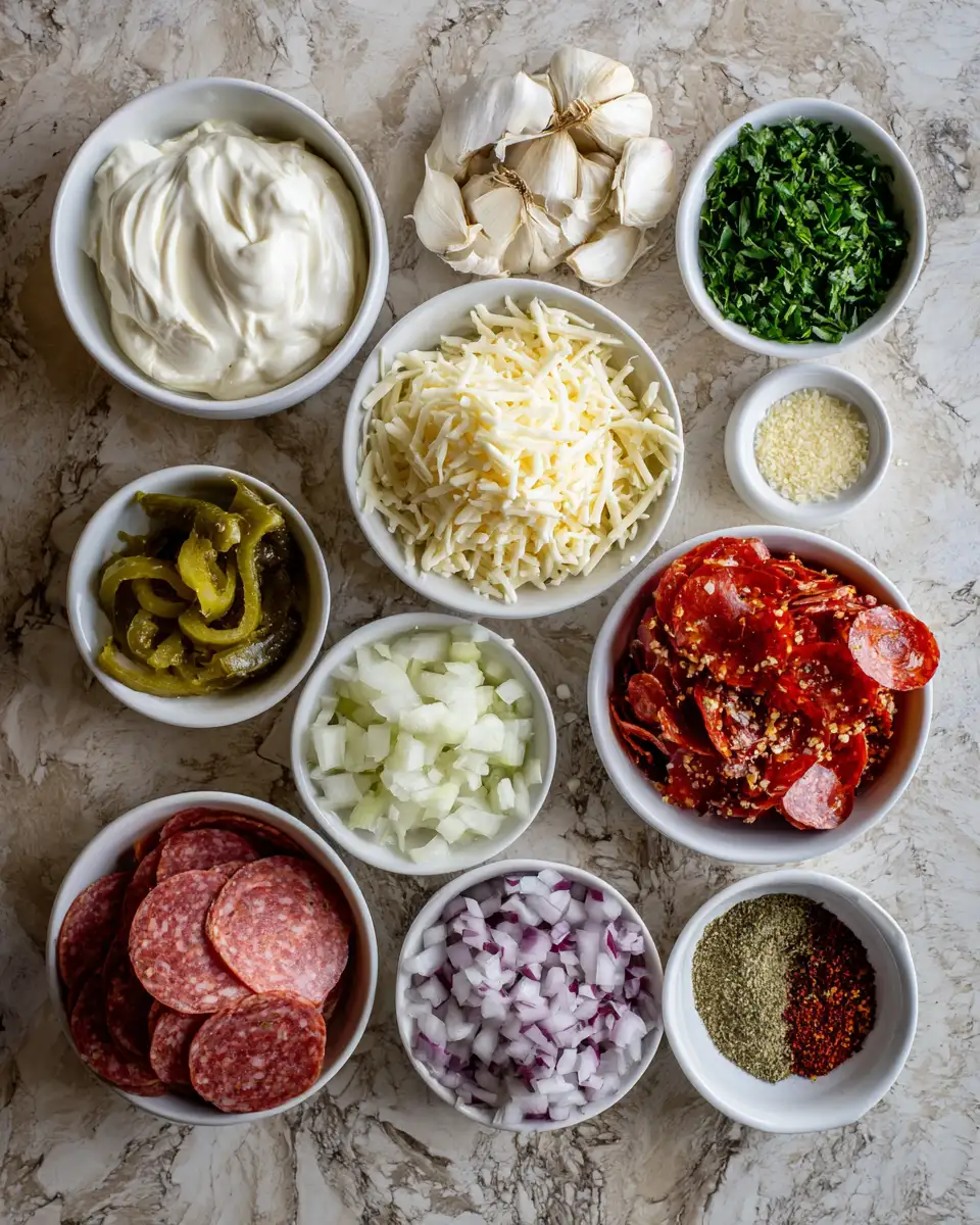 Irresistible Italian Grinder Dip Recipe That Will Elevate Your Snack Game 4 Ingredients for Irresistible Italian Grinder Dip Recipe That Will Elevate Your Snack Game