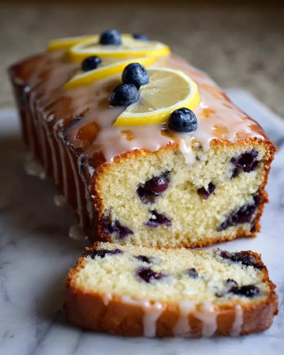 Zesty Delight Lemon Blueberry Pound Cake Recipe to Brighten Your Day - Featured Image