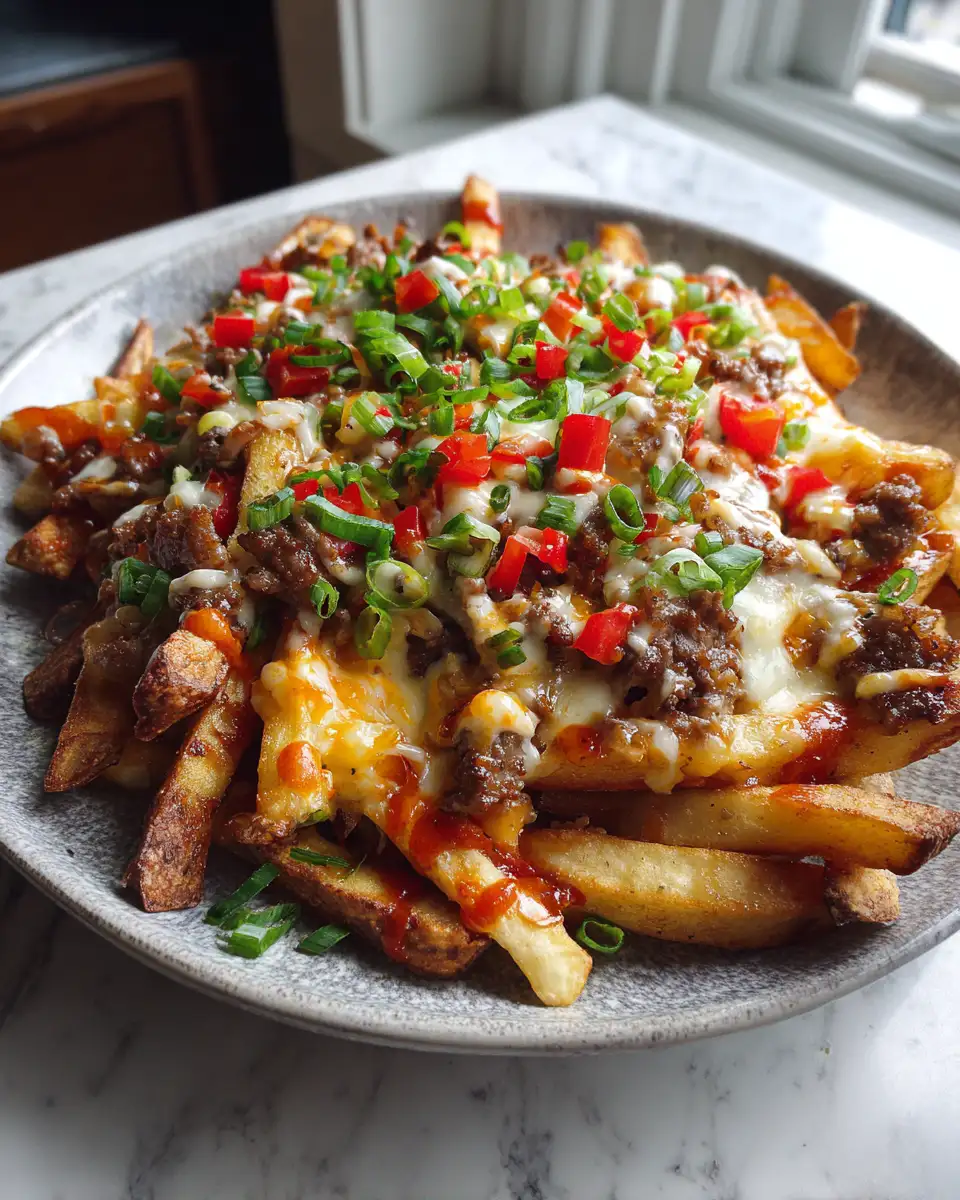 Final dish - Ultimate Loaded Philly Cheesesteak Fries Recipe You Have to Try