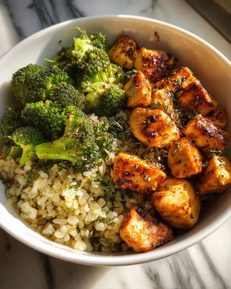 Delicious Low Carb Chicken and Broccoli Meal Prep Bowl for Easy Healthy Eating - Featured Image