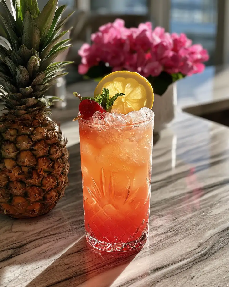 Final dish - Sip Into Paradise with the Refreshing Malibu Barbie Drink