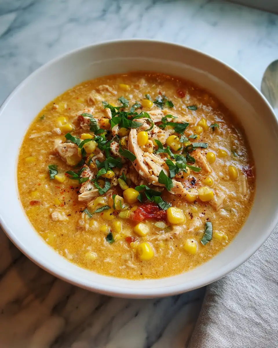 Final dish - Hearty Mexican Street Corn Chicken Soup Recipe You Need to Try