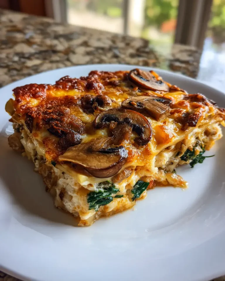 Hearty Mushroom and Spinach Lasagna Recipe to Savor Every Bite - Featured Image