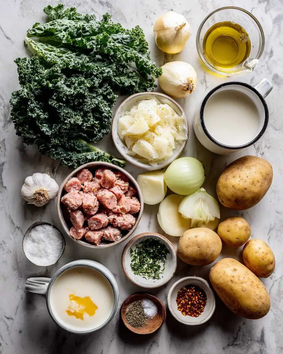 Creamy Olive Garden Zuppa Toscana Soup Recipe You Need to Try 4 Ingredients for Creamy Olive Garden Zuppa Toscana Soup Recipe You Need to Try