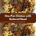One-Pan Chicken with Buttered Noodles The Ultimate Comfort Meal Made Easy