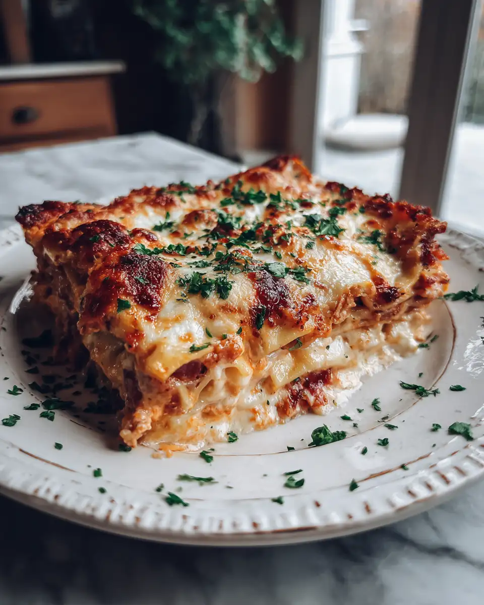 Irresistible Parmesan Garlic Bacon Lasagna Recipe You Need to Try - Featured Image