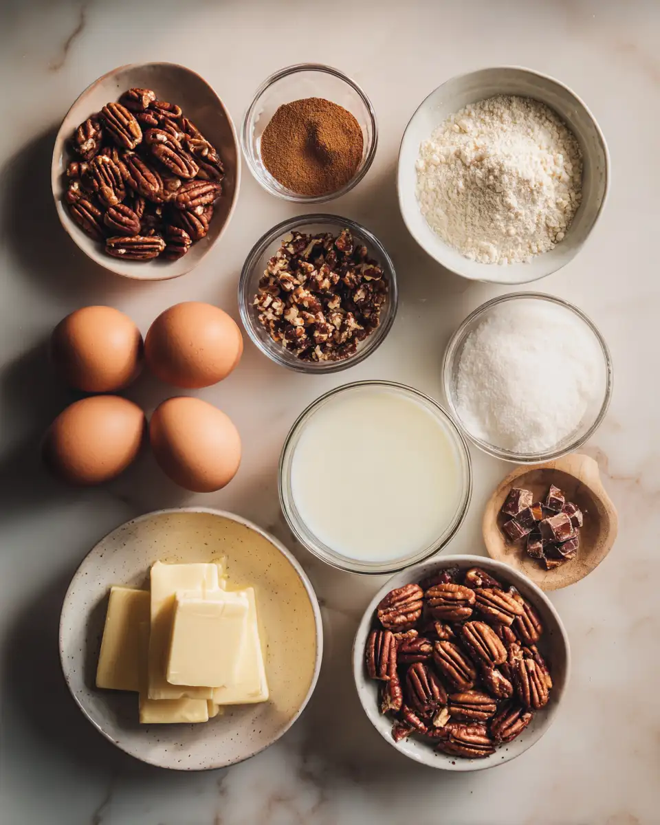 Ingredients for Pecan Pie Lasagna A Decadent Twist on a Classic Dessert
