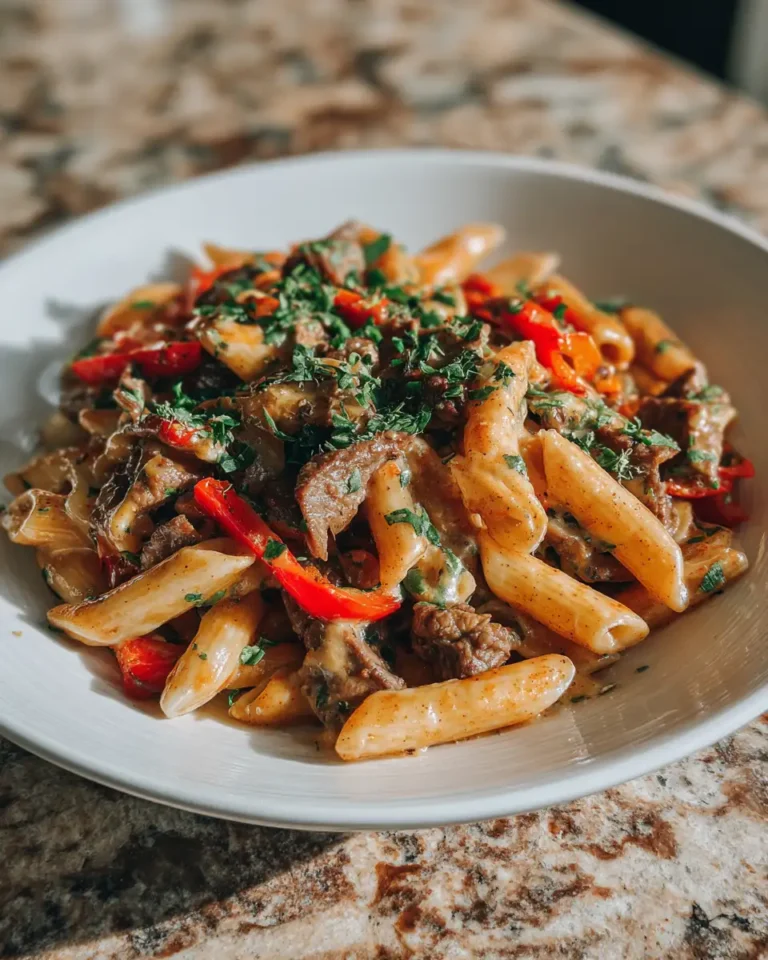 Philly Cheesesteak Pasta A Delicious Twist on a Classic Favorite - Featured Image