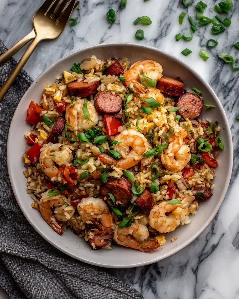 Shrimp Sausage Dirty Rice Recipe That Will Elevate Your Dinner Game fashionstation - Featured Image