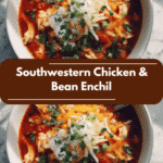 Hearty Southwestern Chicken and Bean Enchilada Soup Recipe