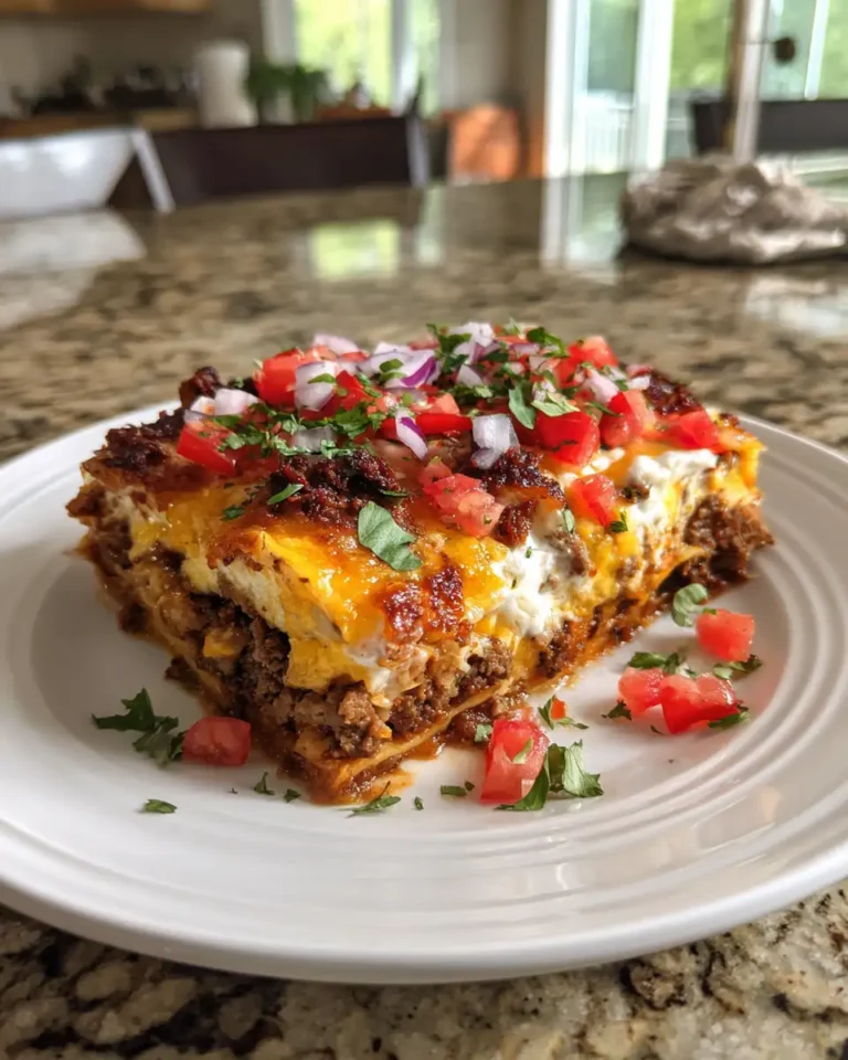 Walking Taco Lasagna The Ultimate Layered Fiesta Feast - Featured Image