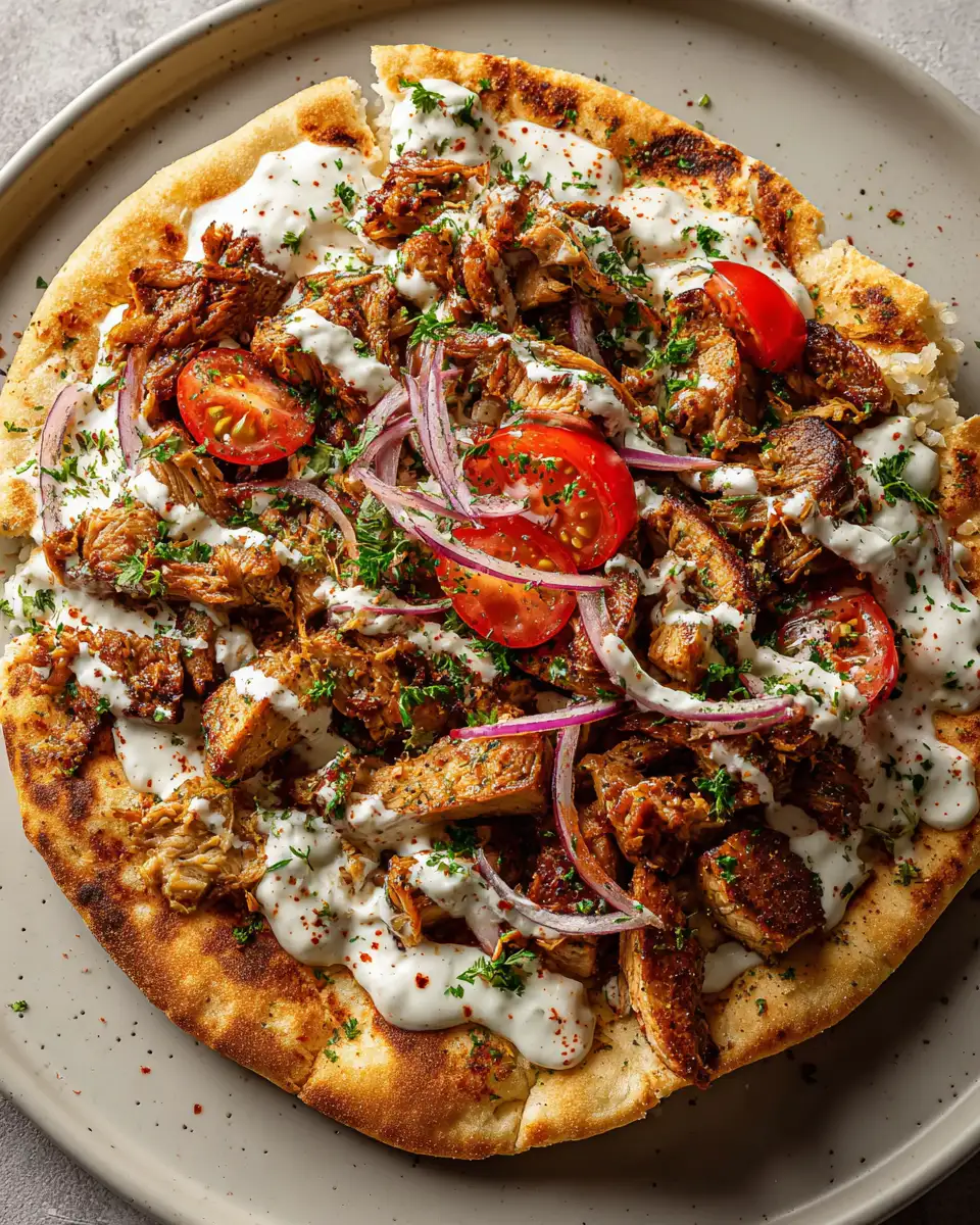 Final dish - Creamy and Irresistible White Shawarma Sauce Recipe You Need to Try