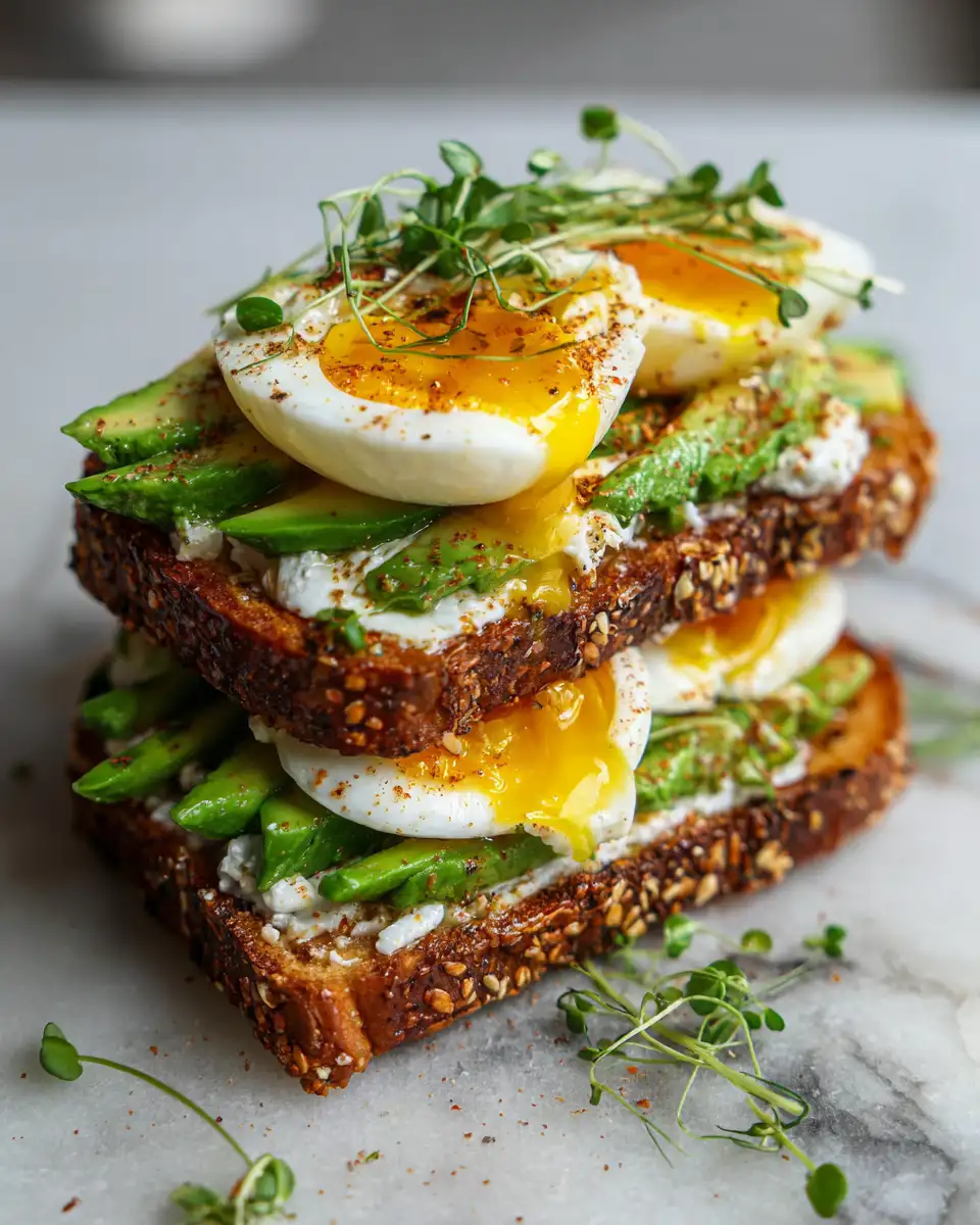 Final dish - Ultimate Avocado Egg Crunch Sandwich That Will Transform Your Breakfast
