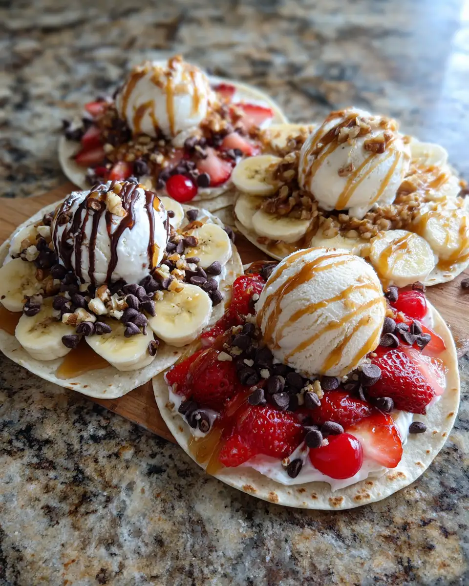 Ingredients for Irresistible Banana Split Dessert Nachos That Will Sweeten Your Day