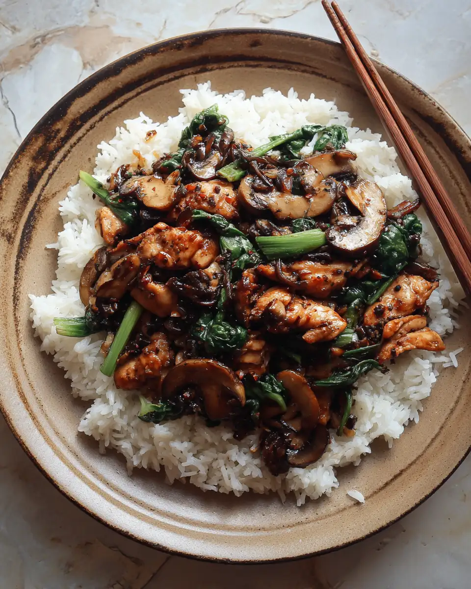 Savor the Bold Flavors of Black Pepper Chicken with Mushrooms - Featured Image