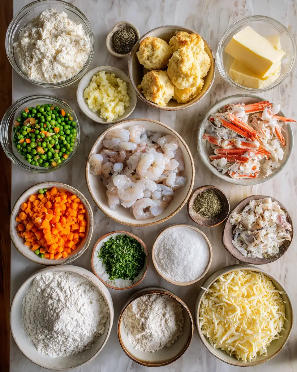 Irresistible Cheddar Bay Biscuit Seafood Pot Pie Recipe You Need to Try 4 Ingredients for Irresistible Cheddar Bay Biscuit Seafood Pot Pie Recipe You Need to Try