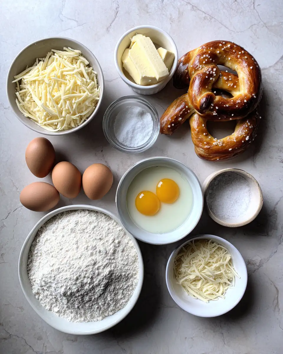 Ingredients for Irresistible Cheese Stuffed Pretzel Recipes You Need to Try