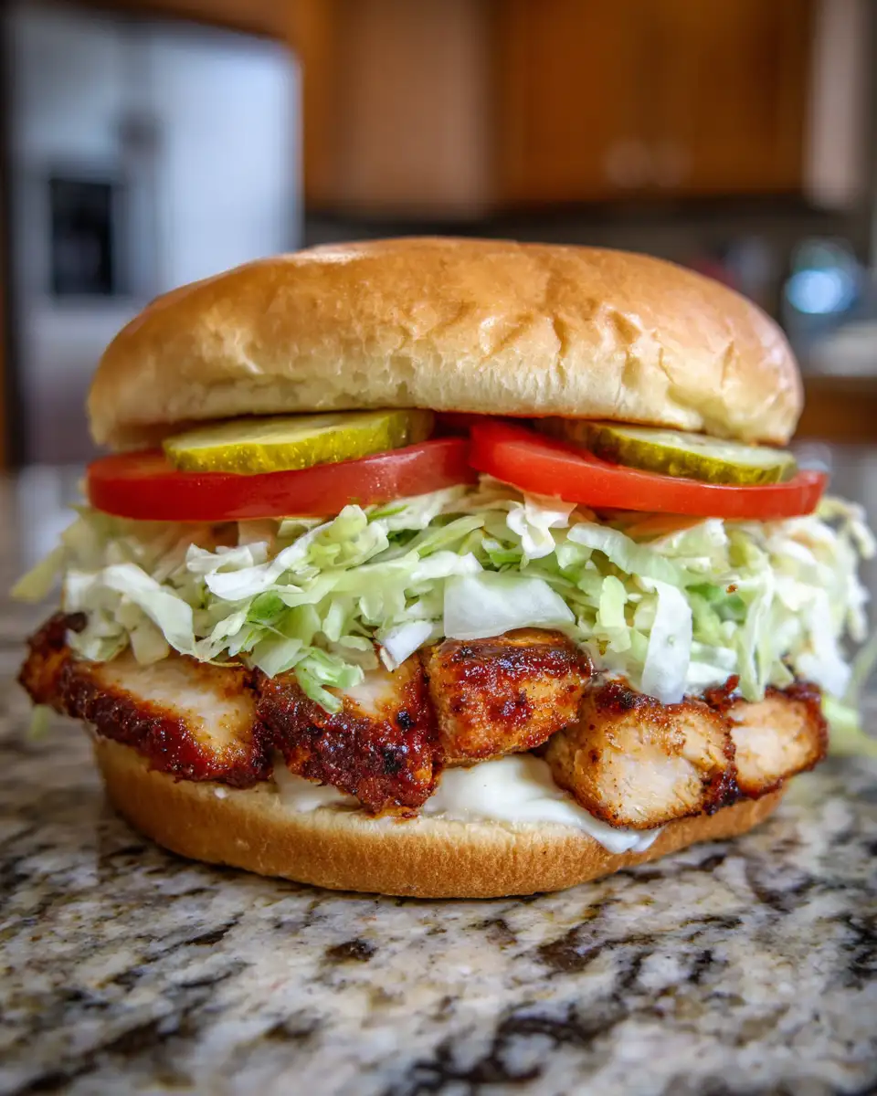Ingredients for Irresistible Chicken Chopped Sandwich with Tangy Alabama BBQ Sauce
