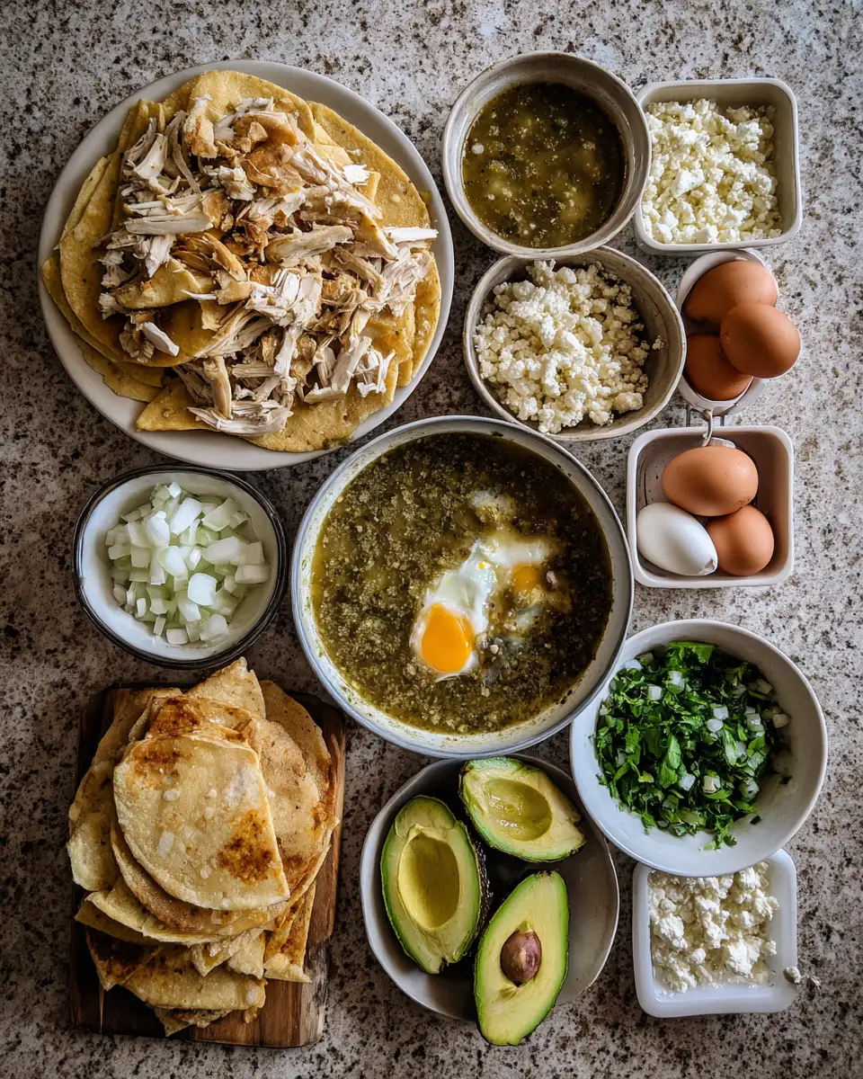 Ingredients for The Ultimate Guide to Authentic Chilaquiles That Will Spice Up Your Breakfast