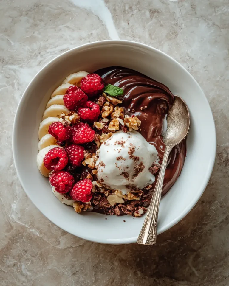 Indulge in Bliss with a Decadent Chocolate Granola Yogurt Bowl - Featured Image