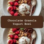Indulge in Bliss with a Decadent Chocolate Granola Yogurt Bowl