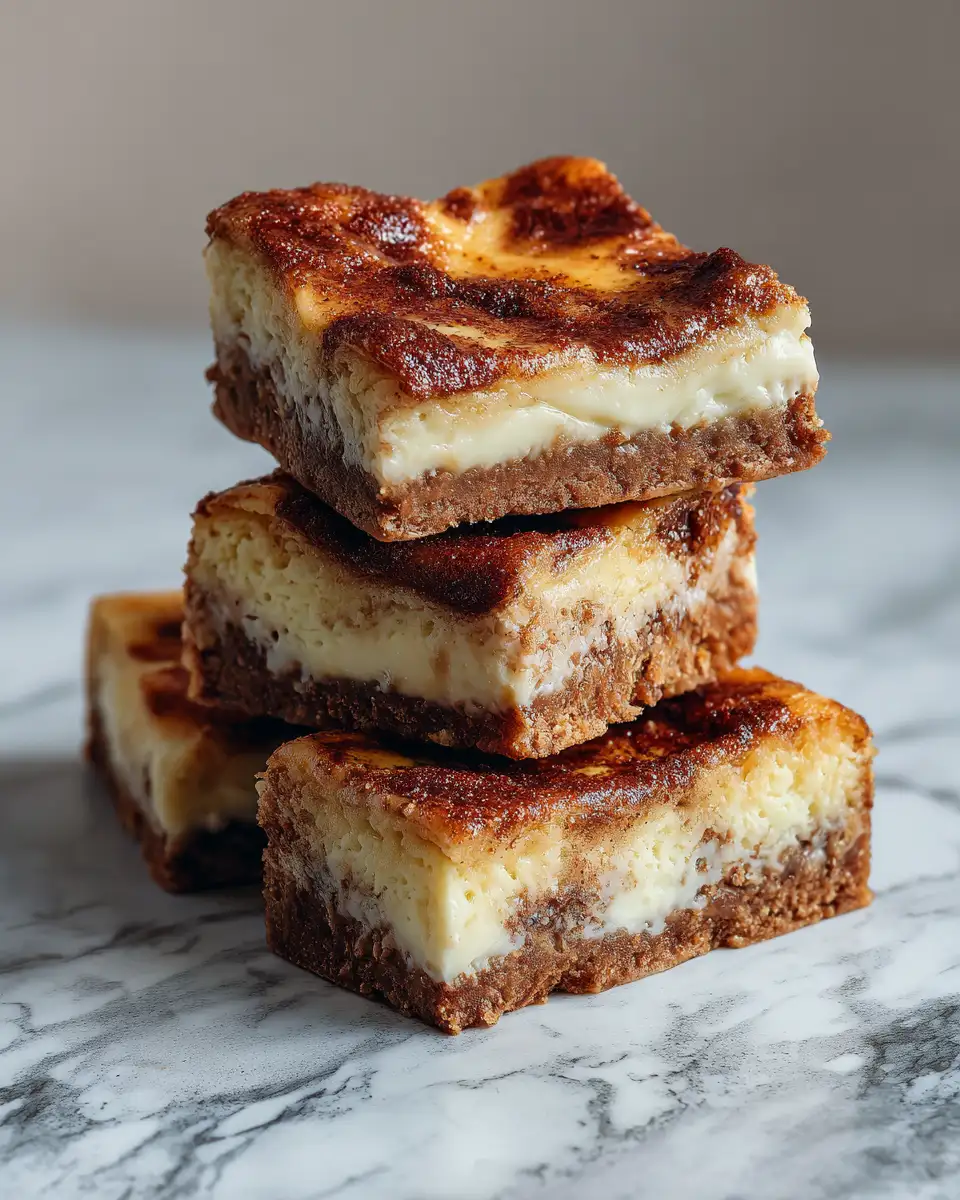 Irresistible Cinnamon Roll Cheesecake Bars You Have to Try - Featured Image
