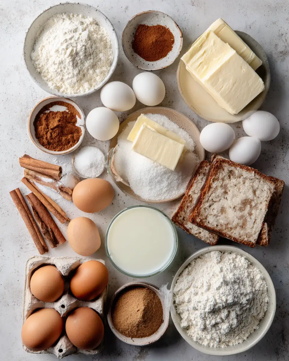 Ingredients for Irresistible Cinnamon Roll Cheesecake Bars You Have to Try