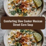 Cozy Up with Comforting Slow Cooker Mexican Street Corn Soup