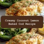 Creamy Coconut Lemon Baked Cod Recipe That Will Delight Your Taste Buds
