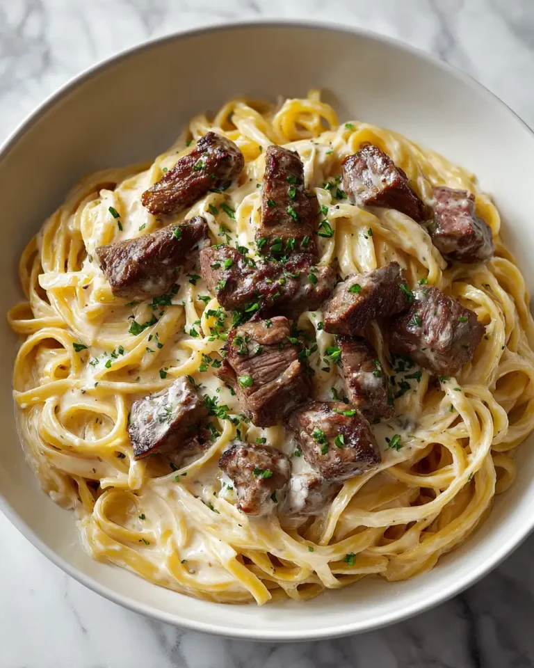 Creamy Cowboy Butter Linguine with Steak Bites That Will Blow Your Mind - Featured Image