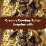 Creamy Cowboy Butter Linguine with Steak Bites That Will Blow Your Mind