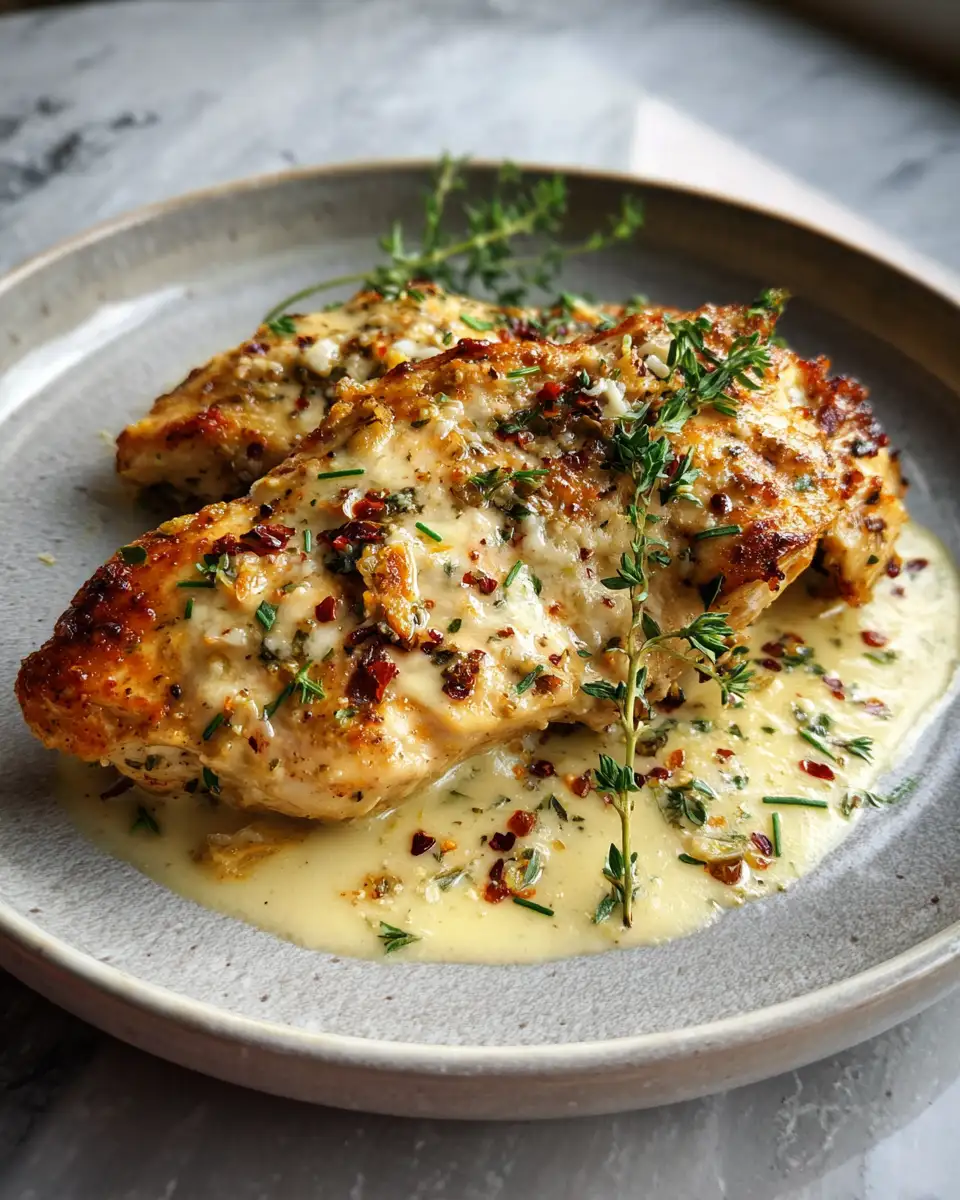 Final dish - Irresistibly Creamy Garlic Parmesan Asiago Chicken Recipe You Need to Try