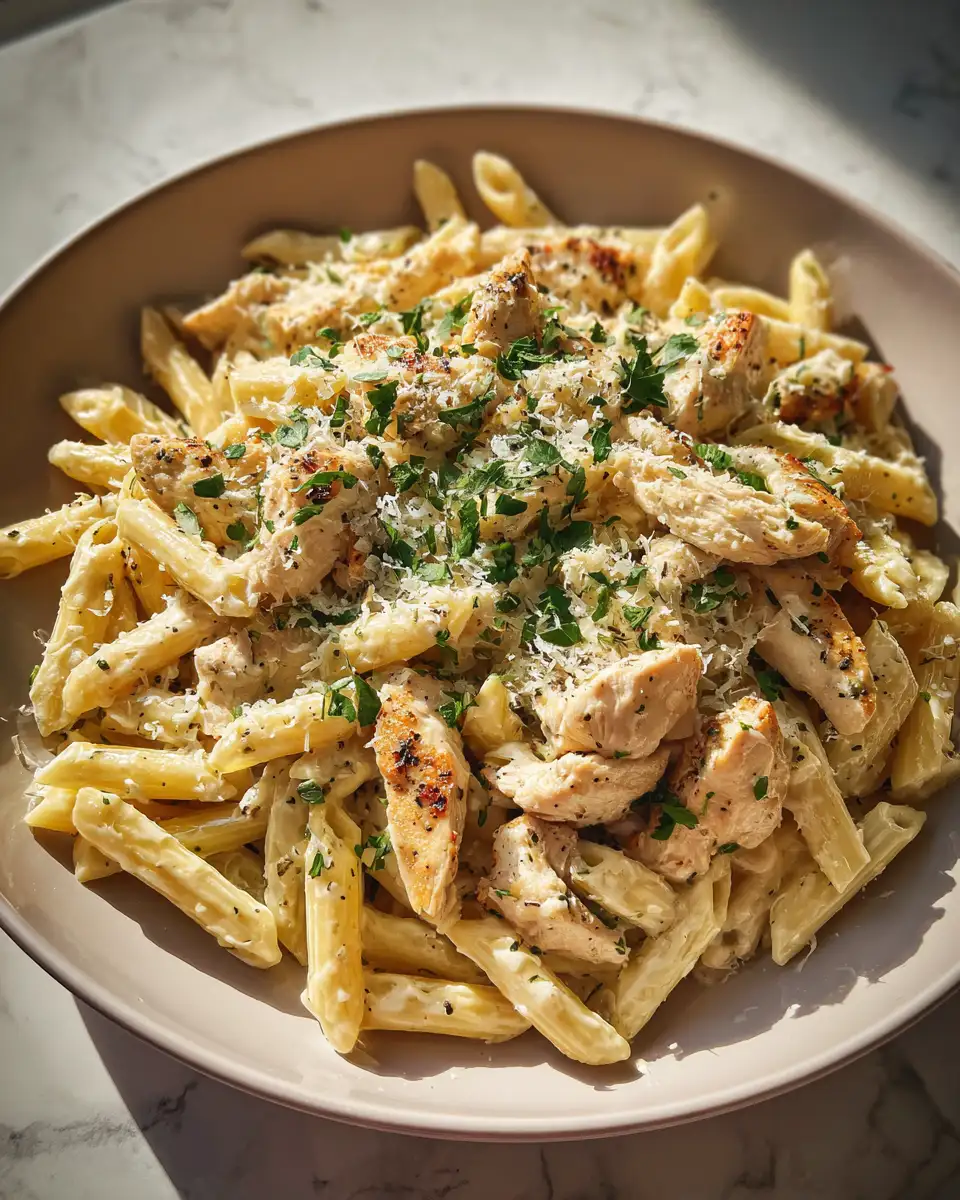 Irresistibly Creamy Garlic Parmesan Chicken Pasta Recipe You Need to Try - Featured Image