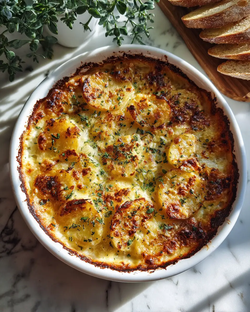 HomePgae 5 Ultimate Crispy Parmesan and Gruyere Potato Gratin Recipe for Cheese Lovers