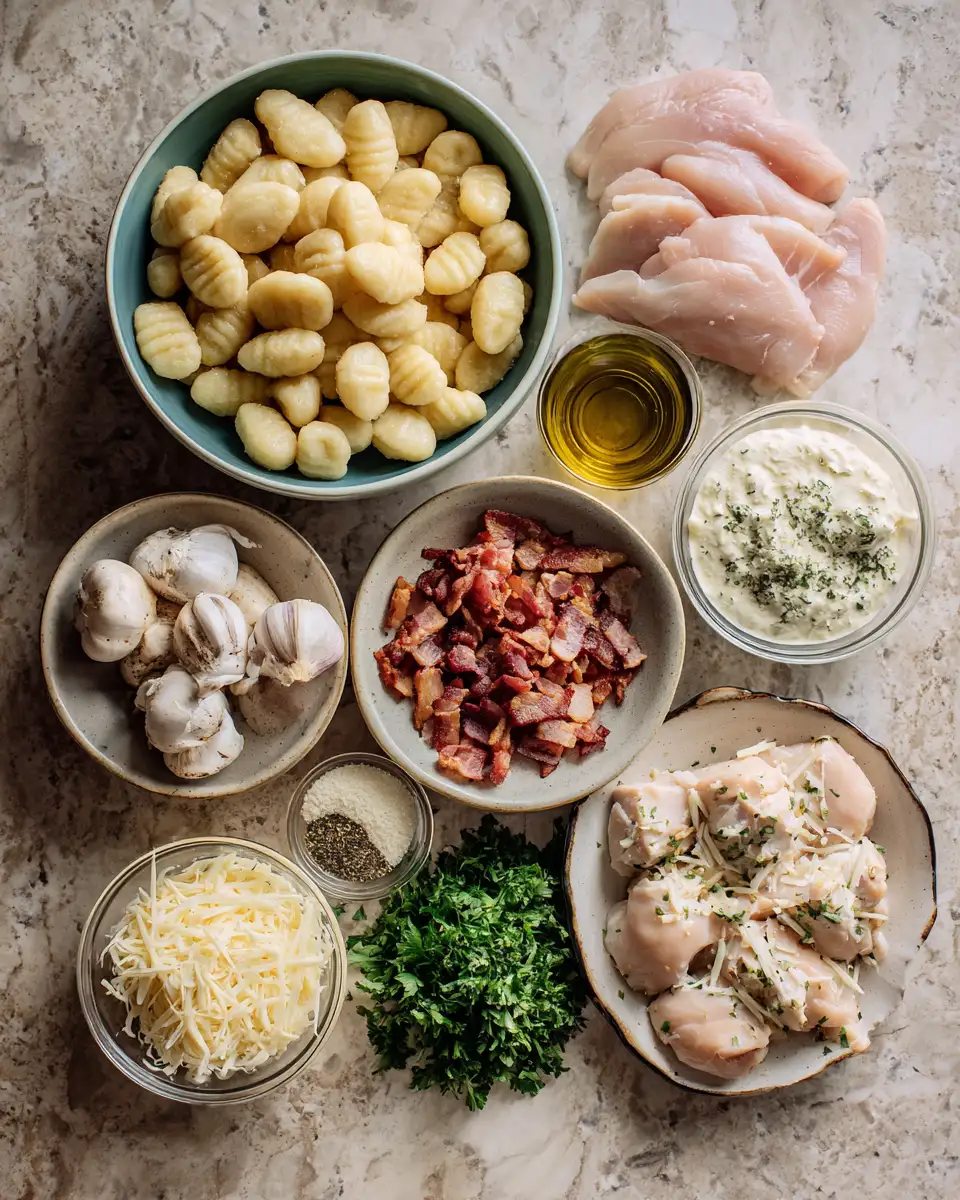 Ingredients for Delicious Creamy Crack Chicken Gnocchi Recipe You Have to Try