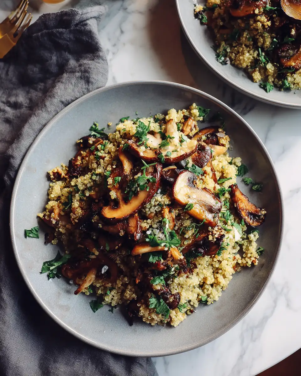 Delicious Garlicky Mushroom Quinoa Recipes to Savor Today - Featured Image