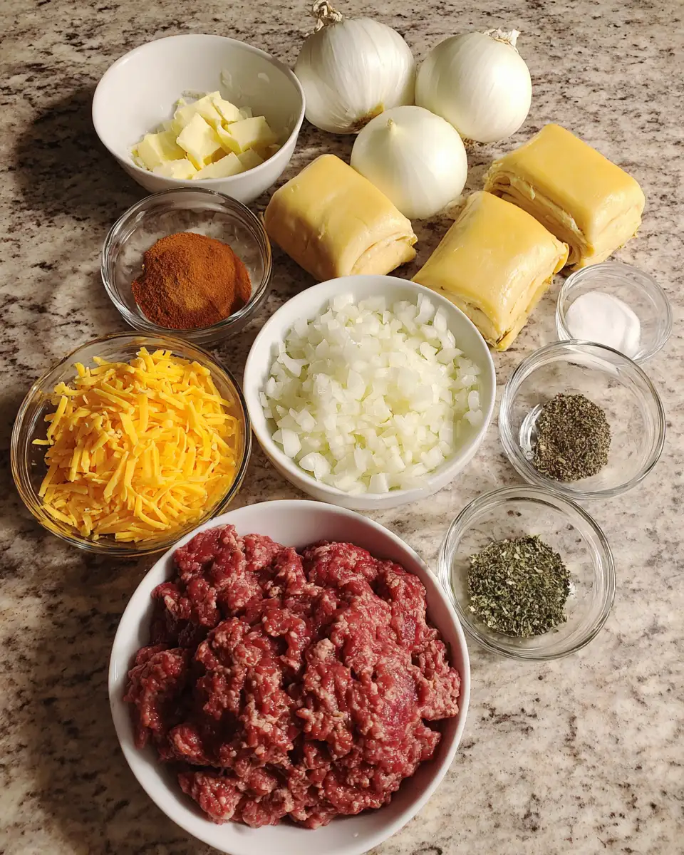 Irresistible Garlic Butter Cheeseburger Rollups You Need to Try 4 Ingredients for Irresistible Garlic Butter Cheeseburger Rollups You Need to Try