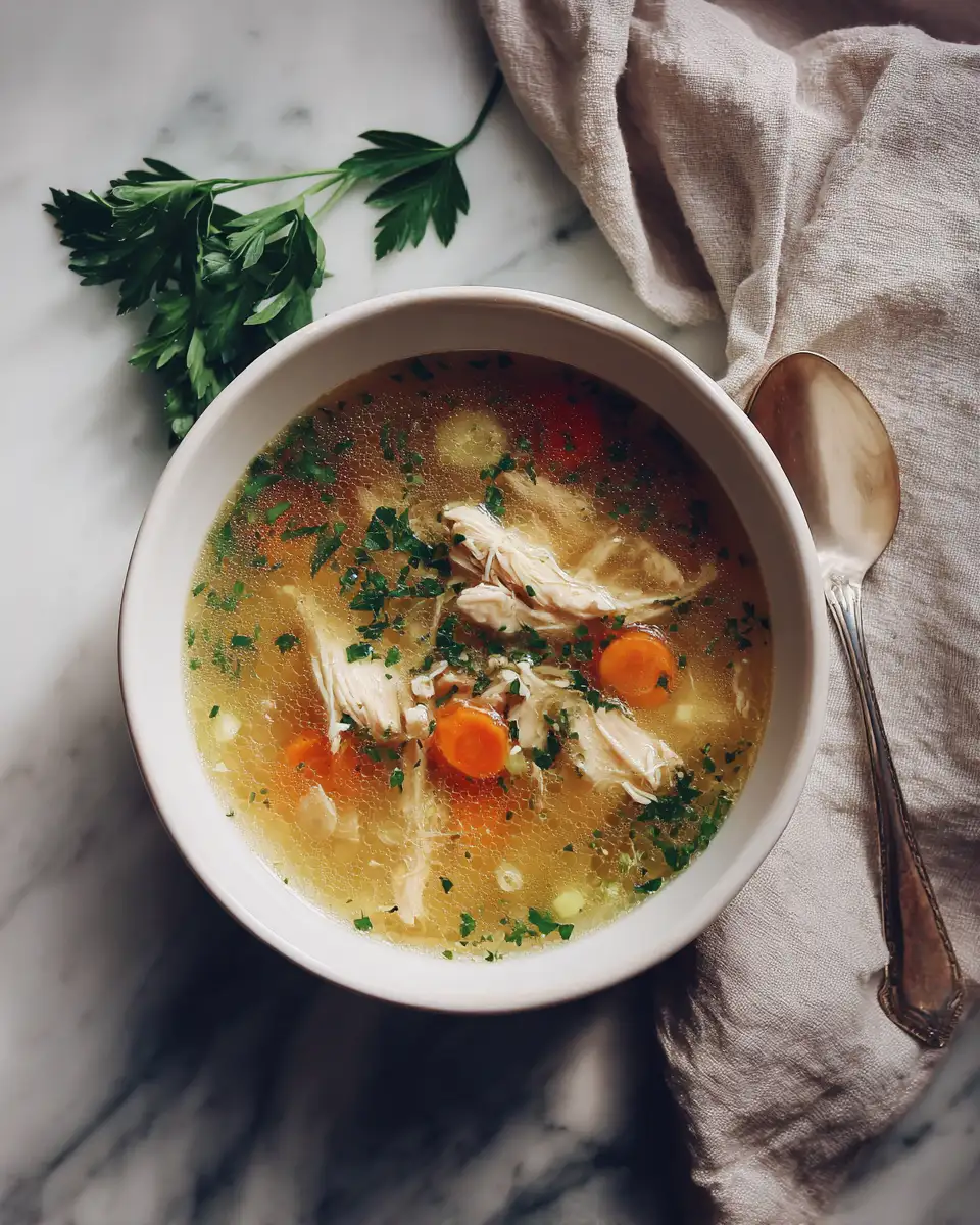 Cozy Up with Flavorful Ginger Chicken Soup with Garlic - Featured Image