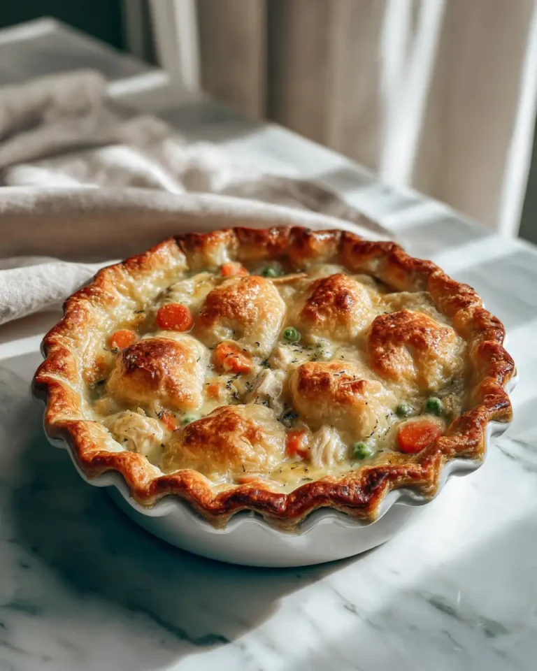 Irresistible Golden Chicken Pot Pie with a Buttery Crust You Have to Try - Featured Image