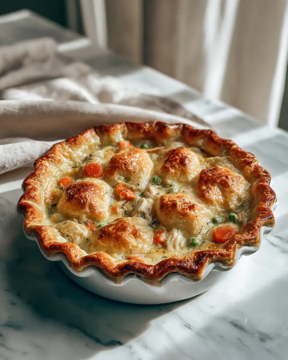 Irresistible Golden Chicken Pot Pie with a Buttery Crust You Have to Try - Featured Image