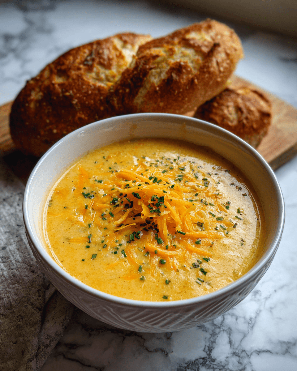 Final dish - Hearty Cheddar Garlic Herb Potato Soup That Warms Your Soul