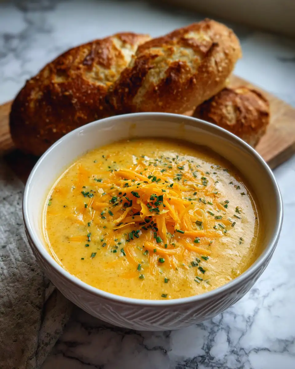 Final dish - Hearty Cheddar Garlic Herb Potato Soup That Warms Your Soul