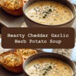 Hearty Cheddar Garlic Herb Potato Soup That Warms Your Soul
